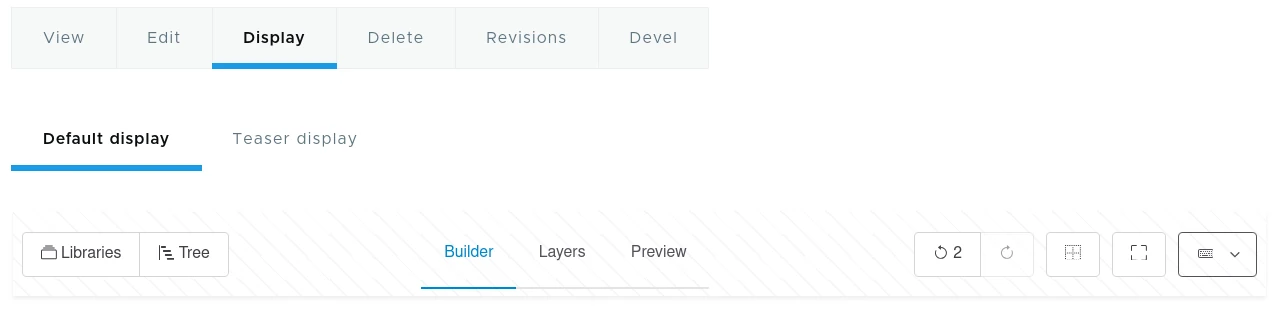 Sub tabs