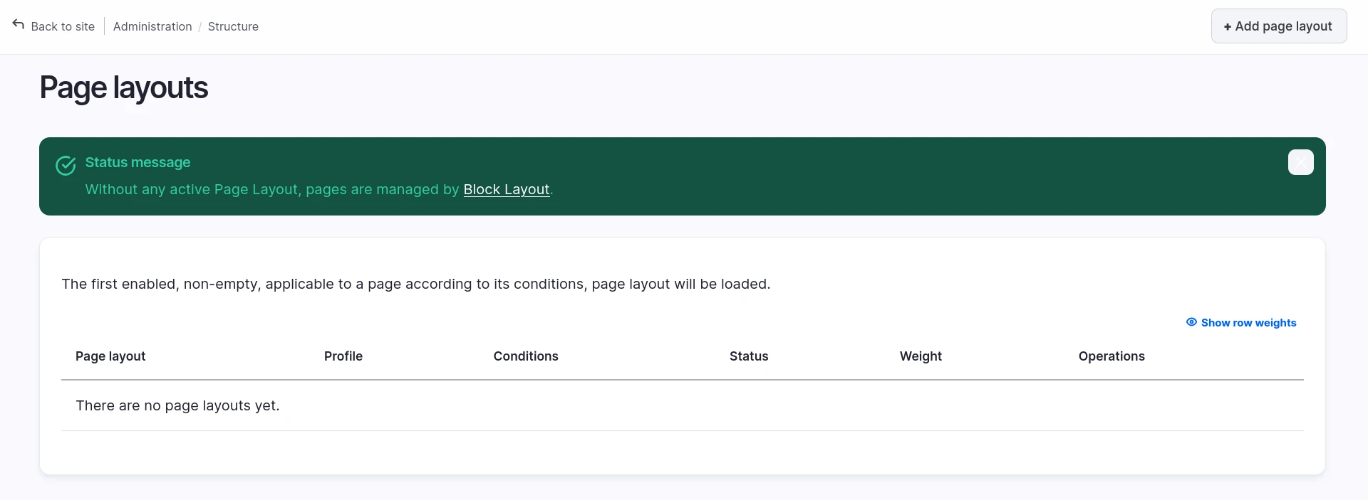 Page layout overview