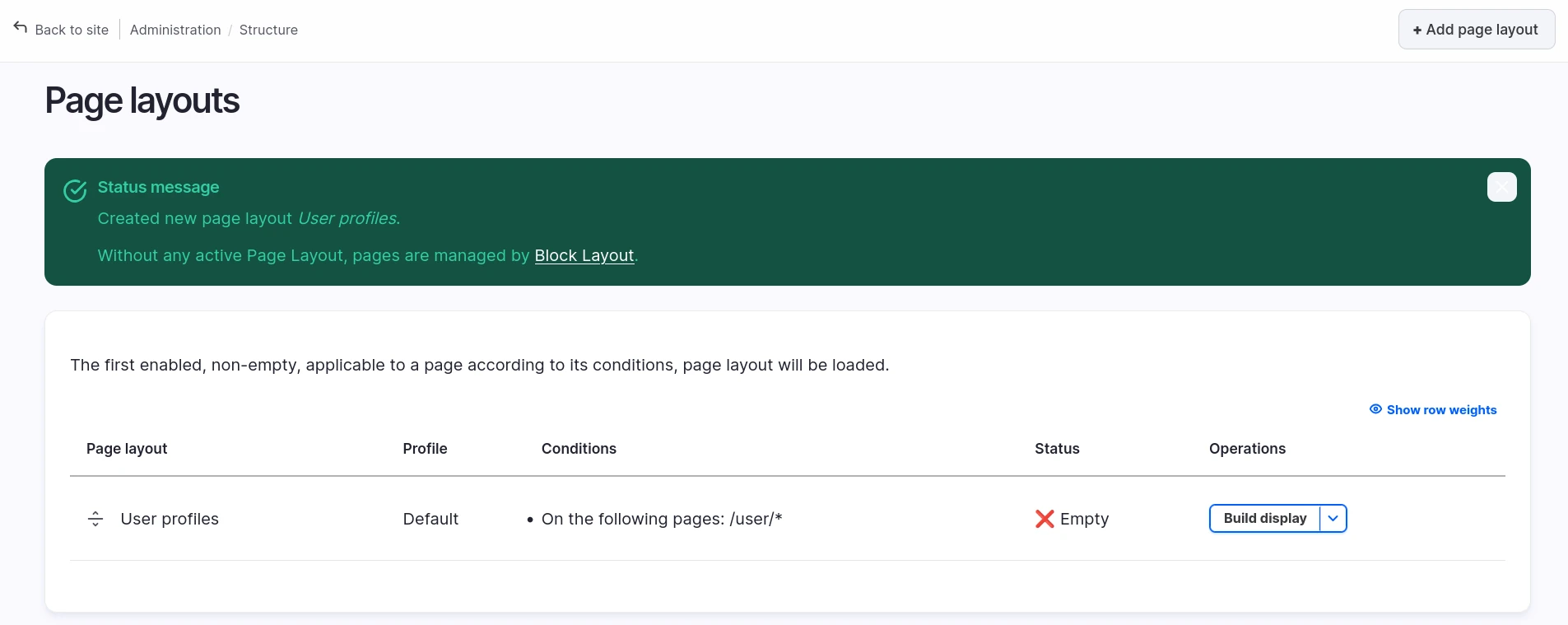 Page layout overview